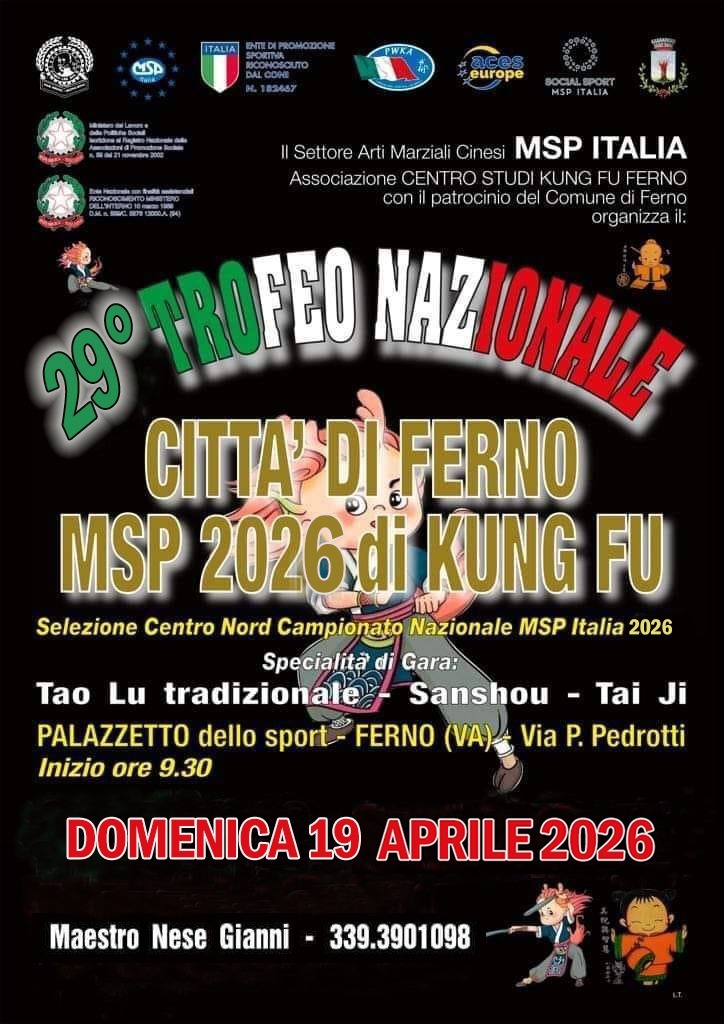 29° TROFEO NAZIONALE CITTA’ DI FERNO